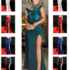 Vestido de festa verde