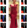 Vestido de festa marsala