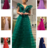 Vestido de Festa Verde Esmeralda