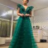 Vestido de Festa Verde Esmeralda