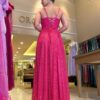 Vestido de festa pink