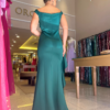 Vestido de festa verde
