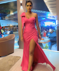 Vestido de festa pink