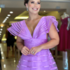 Vestido de Festa lavanda