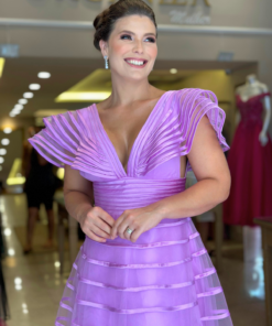 Vestido de Festa lavanda