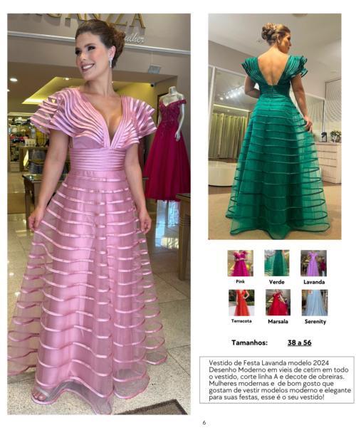 Vestido de festa Rose