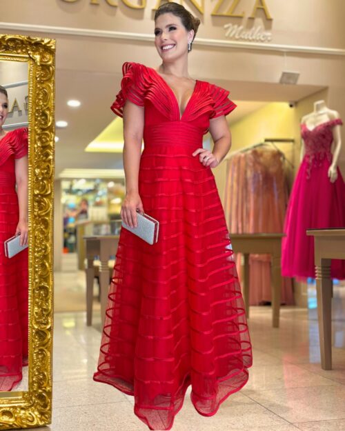 Vestido marsala