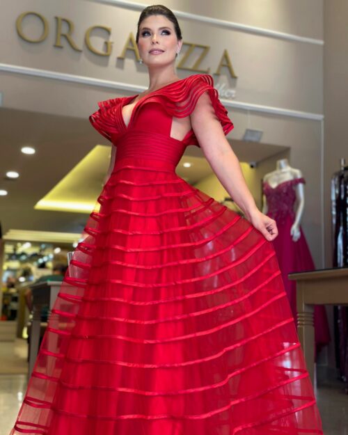 Vestido marsala