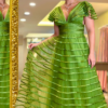 Vestido Alexa Para Mãe de Noiva - Verde Oliva- Organzza Moda Festa