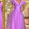 Vestido Alexa Para Mãe de Noiva - Lavanda - Organzza Moda Festa